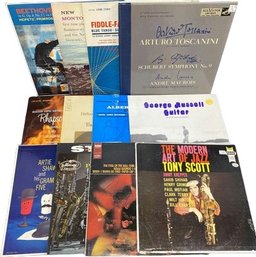 12 Vinyl Records From Arturo Toscanini, Boston Pops, Artie Shaw And Many More