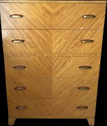 Walnut Tall Chest Of Drawers 36.5Wx19Dx50T