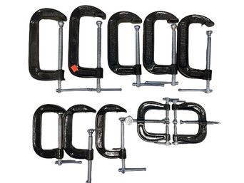 Central Force Metal Clamps- 6 (2), 5 (3), 4 (3), 3 Three-way (2)