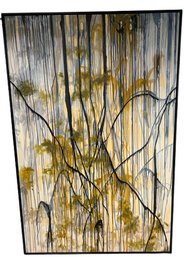 Tania Dibbs Watered Acrylic Painting On Canvas- Very Large, 86Lx57W