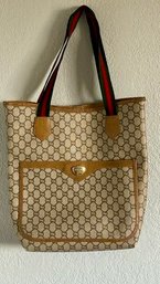 Authentic Gucci Plus Sherry Line Tote Bag