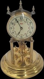 Vintage Kundo Kieninger & Obergfell West Germany Anniversary Clock. Untested Needs Winding . Missing Key