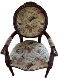 Louis XVI Style Arm Chair  - 24Lx24Wx40.5H