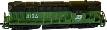 Burlington Northern 4186 7in Model Train Engine, No Scale Visible