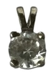 Sterling Silver Gem Pendant