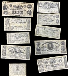 Confederate Reproduced Currency