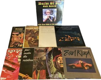 Collection Of Vinyl Records From Bob Marley, Jimi Hendrix, Golden Butter And More (10)