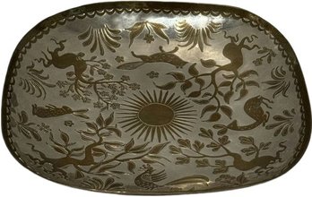 Plate With Sun And Animal Markings - 7'Length