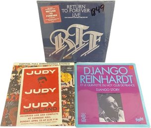 Unopened Multi Disc Vinyl Records Sets From Judy Garland, Django Reinhardt And Many More