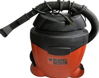 Black And Decker Portable Wet And Dry Utility Vac 14x8x17