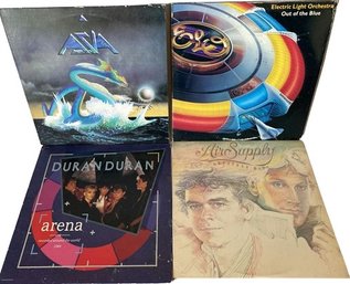 Collection Of Vinyl Records (4) From Electric Light Orchestra, Asia And More!