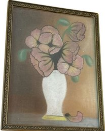 Framed Flowers In Vase, 13x10 Artwork