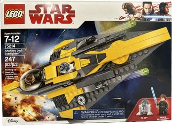 LEGO 75214 Star Wars Anakin's Jedi Starfighter- New In Box, 247 Pcs