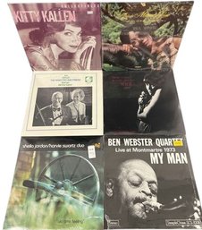 6 Unopened Vinyl Records, Kitty Kallen, Sheila Jordan, Harvie Swatz And Many More