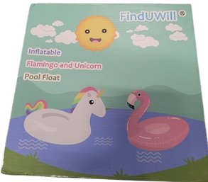 Inflatable Pools Floats Unicorn And Flamingo