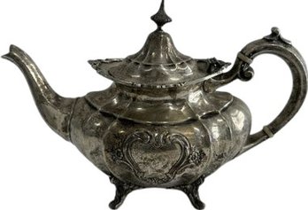 Reed And Barton Sterling Silver Tea Pot - 1lb 6oz, 7'H