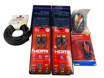 HDMI Cords, Switches  RCA Cables, Coax