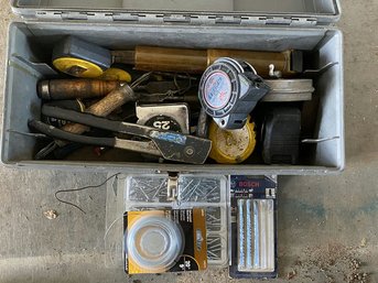 Craftsman Toolbox Full Of Shop Materials And Hand Tools (17x8x7)