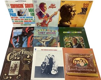 Collection Of Vinyl Records (50 Plus) Includes Chet Atkins, Earl Scruggs, Marlena Shaw And More! Some Unopened