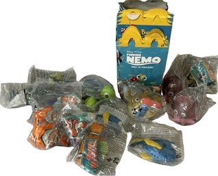 Finding Nemo McDonalds Happy Meal Boxes & Toys In Plastic Packaging