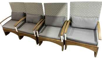 (4) Patio Chairs - 28Lx27Wx37H