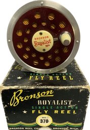 Vintage Bronson Royalist Model 370 Single Action Fly Reel