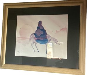 JC Madden Navajo Artist Framed Print 26 T X 32 W