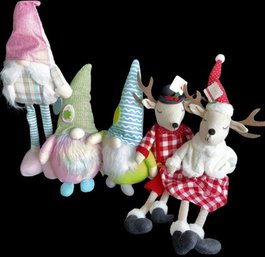 Elves And Reindeer Stuffed Creatures