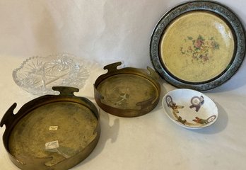 Assorted Small Saucers And Dishes