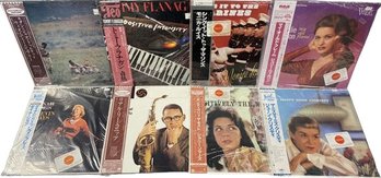 Japanese Pressed Vinyl Records (8) Includes Lee Konitz, Monica Lewis, Joanie Summers And More! Some Unopened!