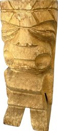 Carved Wooden Tike Figurine 14x6