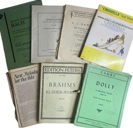 Vintage Sheet Music For Piano And Bands