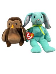 Beanie Babies PVC Pelletsstyle- Hoot And Hippity