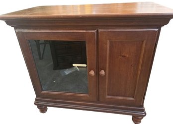 Small Wood Entertainment Cabinet, 36x2032H