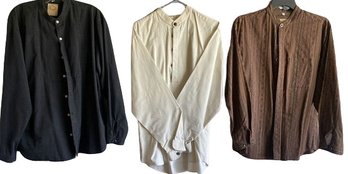 Three Western Mens Shirts Size Large