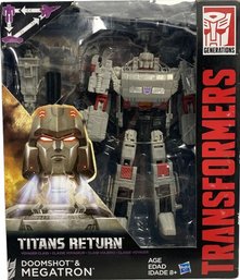 Transformers Generations Doomshot & Megatron By Hasbro Toys- New In Packaging (Some Damage To Box-Pictured)