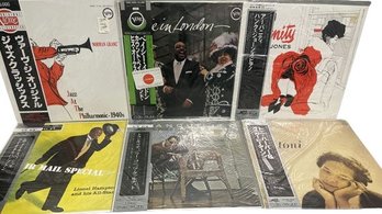 UNOPENED Japanese Pressed, Jazz Records (6), Norman Granz, Count Basie, Hank Jones