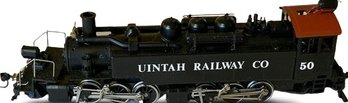 Uintah Railway Co 50 8in Model Train Steam Engine- No Visible Scale
