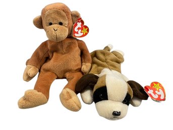 Beanie Babies PVC Pelletsstyle- Bernie And Bongo