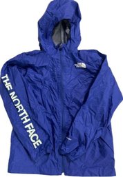 The North Face Boys Large Shell Jacket- Some Writing On Inside Of Jacket