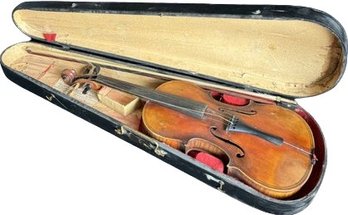 Vintage Violin & Case. - 23' Length