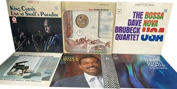 Vinyl Records (6) Arthur Pryrock, King Curtis, Monk