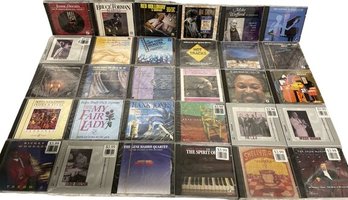 Lot Of CDs, 50, Some Unopened, Including Herb Ellis, Hank Jones, Kenny Davern