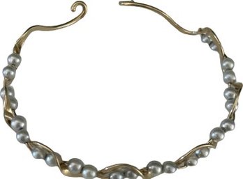 14k Gold And Pearl Bracelet - 3'