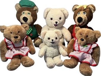 Vintage Teddy Bears - Longest Is 16'