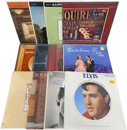 12 Vinyl Records From Elvis, James Taylor, Bob Dylan, Pentangle Cruel Sister, And More!