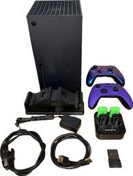Xbox Series X Bundle. Includes: Xbox Series X, Two Controllers, Charging Dock, And Many More