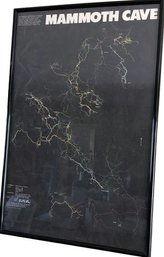Framed Mammoth Cave Poster, 36x24