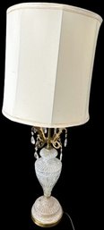 Lead Crystal Lamp - 35'H