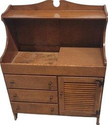 Ethan Allen Wooden Dry Sink- 36Wx19Dx48T